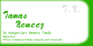 tamas nemecz business card